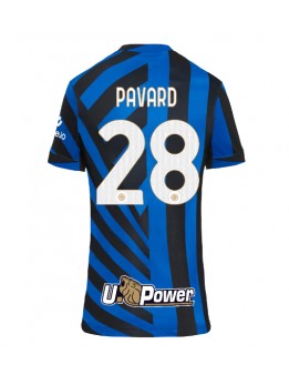 Inter Milan Benjamin Pavard #28 Replika Hemmakläder Dam 2024-25 Kortärmad